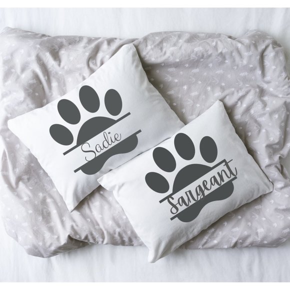 Pet Pawprint Blanket and Pillow Case Set - Picture 6 of 6